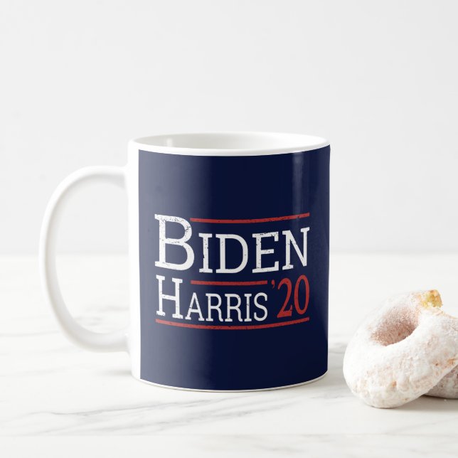 Caneca De Café Eleição 2020 - Biden Harris I (Com Donut)