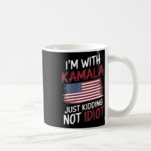 Caneca De Café Eleição Anti Kamala Harris Camisa Policial Republi