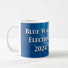 Caneca De Café Eleição Blue Wave 2024 Poster