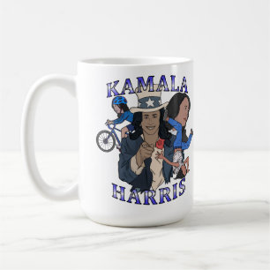 Caneca De Café Eleição de Estilo de Rap Bootleg Kamala Harris