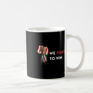 Caneca De Café Eleição EUA Donald Trump Nós Lutamos Para Vencer T