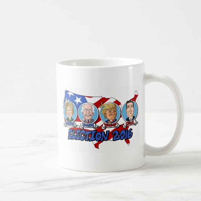 Caneca De Café Eleição Presidencial 2016 (Direita)