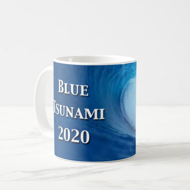 Caneca De Café Eleições 2020 no tsunami (Frente Esquerda)