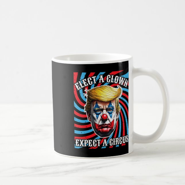 Caneca De Café Eleita Um Palhaço Esperando Um Circo (Direita)