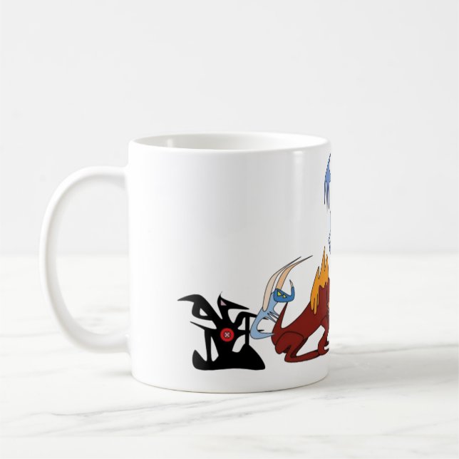 Caneca De Café Elementar Dragões Mug (Esquerda)