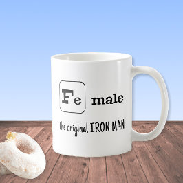 Caneca De Café Elemento esportivo de ferro Fe macho