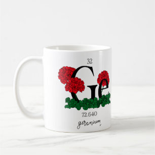 Caneca De Café Elemento Germânico Floral