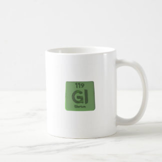 Caneca De Café Elemento químico 119 de Glorium Gloria