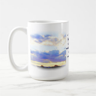 Caneca De Café Elemento Skyscape do ar dos DESIDERATA