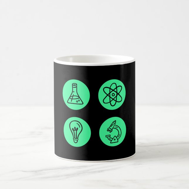 Caneca De Café Elementos Científicos (Centro)