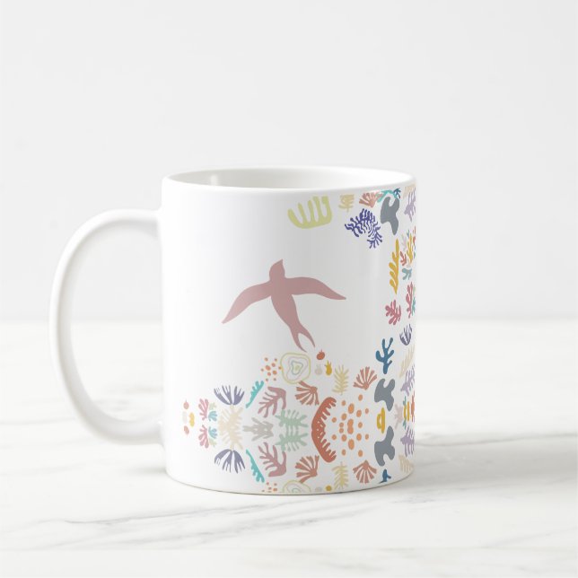 Caneca De Café Elementos de Arte Dove Matisse (Esquerda)
