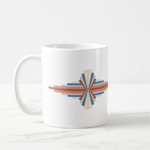 Caneca De Café Elementos de decoração de arte em ouro rosa, cas