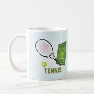 Caneca De Café Elementos desportivos Tênis legal e coloridos