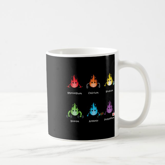 Caneca De Café Elementos Periódicos Amantes da Química Professor  (Direita)