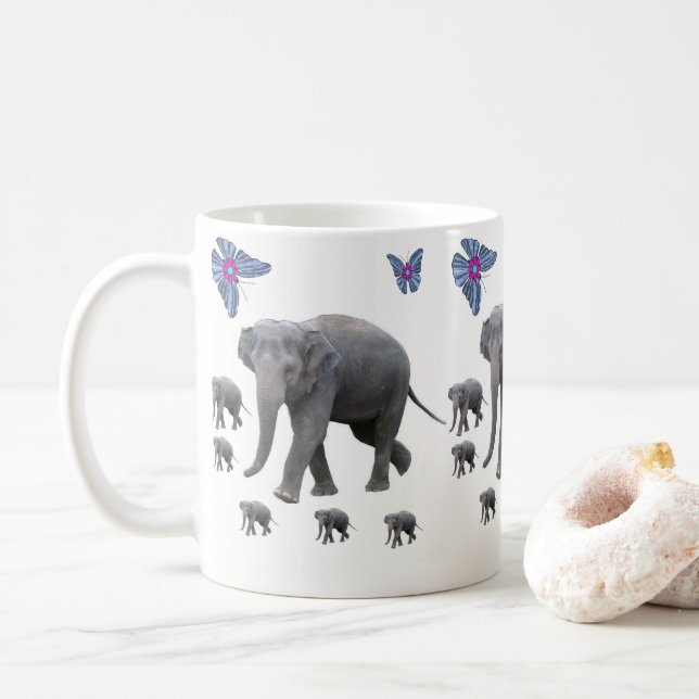 Caneca De Café Elephant Mug (Com Donut)