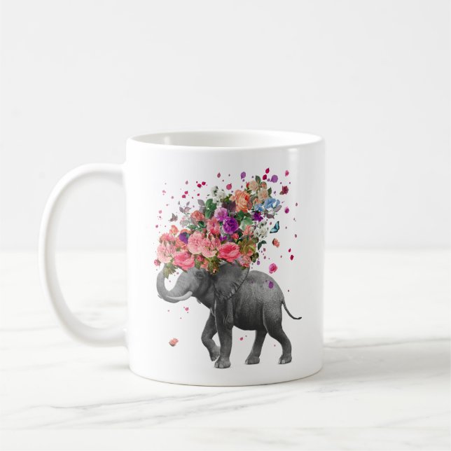 Caneca De Café Elephant Splash (Esquerda)