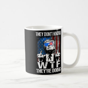 Caneca De Café Eles Não Sabem O Que Estão Fazendo Trump Engraçado