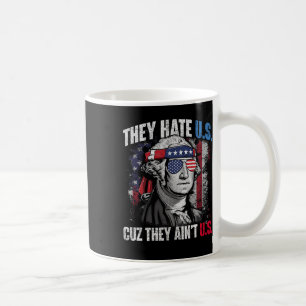 Caneca De Café Eles nos odeiam porque não nos odeiam... a bandeir
