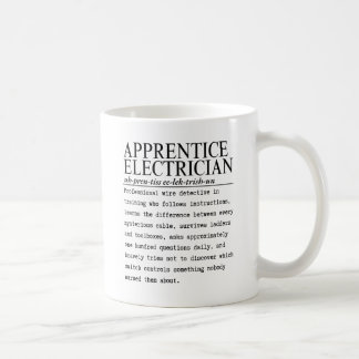 Caneca De Café Eletricista aprendiz