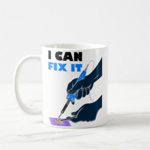 Caneca De Café Eletricista Artesão de Tensão Trabalhador Eletro