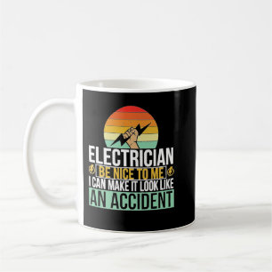 Caneca De Café Elétrico de Piada Eletrônica Engraçado eletricista
