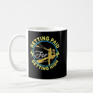 Caneca De Café Elétrico Funny Gift Elétrico Lineman
