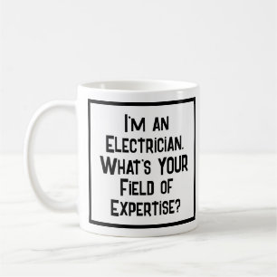 Caneca De Café Elétrico. Qual é o seu campo de especialização?