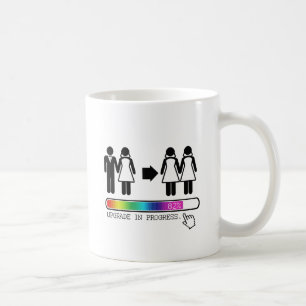 CANECA DE CAFÉ ELEVAÇÃO À LÉSBICA