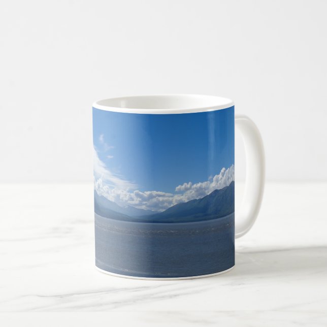 Caneca De Café Elevação das Montanhas do Alasca Coffee Mug (Frente Esquerda)