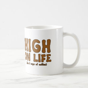 Caneca De Café Elevação na vida (também 6 chávenas de café)