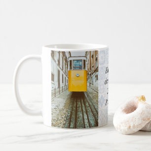 Caneca De Café Elevador da Gloria. Lisboa, Portugal