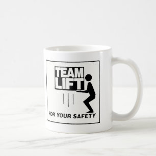 Caneca De Café elevador novo da equipe