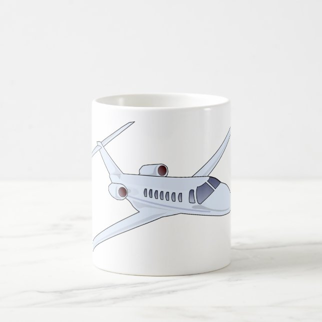 Caneca De Café Elevem suas manhãs com o Cessna CitationJet (Centro)