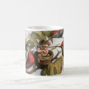 Caneca De Café Elf Bird Sprite Pixie Brownie Fairy Tale
