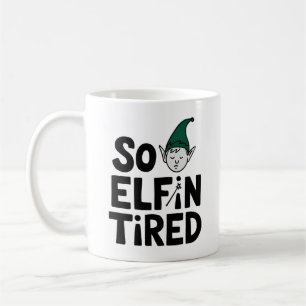 Caneca De Café Elf Cento e Centeado - Edição de Férias