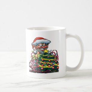 Caneca De Café Elf de Natal