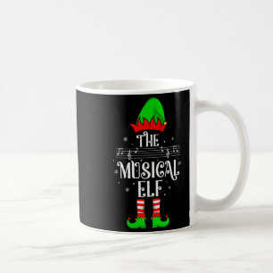 Caneca De Café Elfa Musical Feminina Natal Família Correspondente