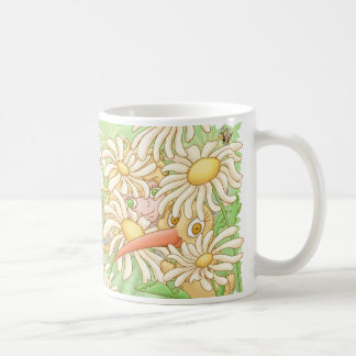 Caneca De Café Elfleda e quivi nas margaridas