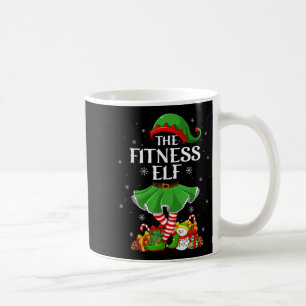 Caneca De Café Elfo Fitness Natal Família Esquadrão Elfo Natal Me