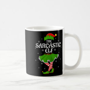 Caneca De Café Elfo Sarcástico Natal Família Garotas Mulheres Elf