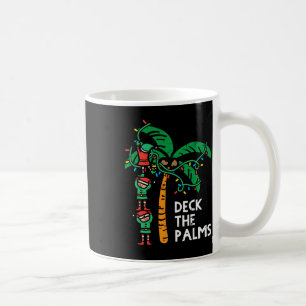 Caneca De Café Elfos de Julho de Natal Decoram a Palmeira Funny X