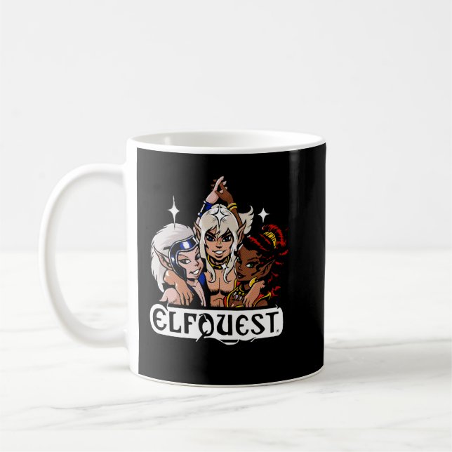 Caneca De Café ElfQuest Retro Trio Clássico (Esquerda)
