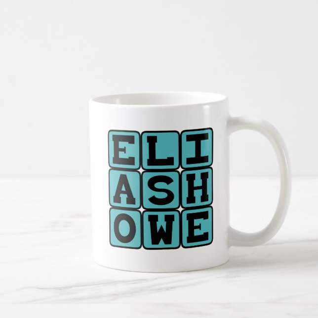 Caneca De Café Elias Howe, inventor americano (Direita)