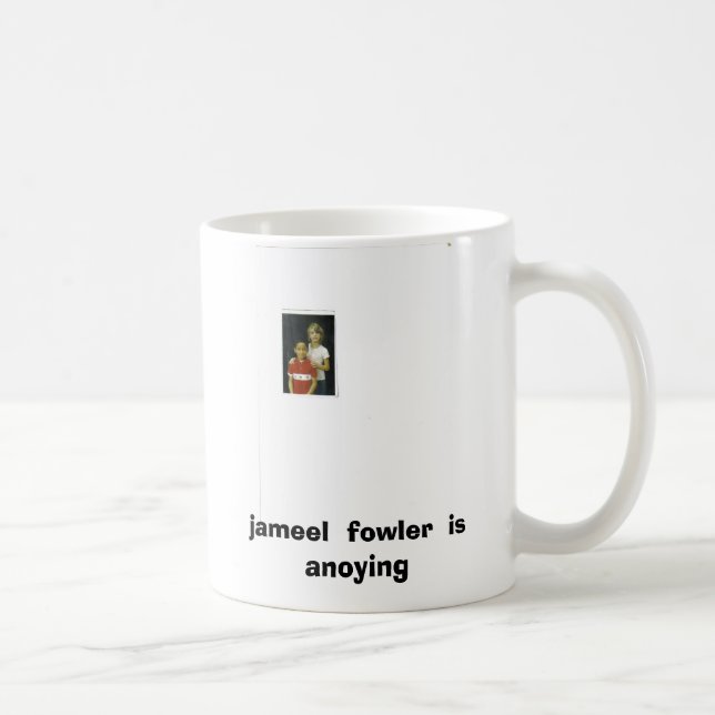 Caneca De Café elijah 001, fowler do jameel anoying (Direita)