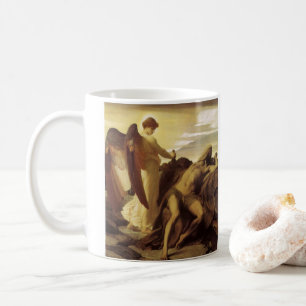 Caneca De Café Elijah na Natureza por Lord Frederic Leighton