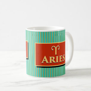 Caneca De Café Elizabeth_Aries_Modern Retro Mug