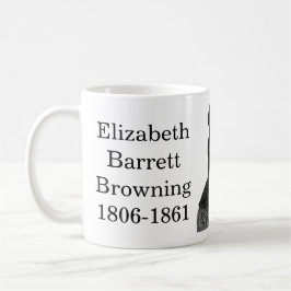 Caneca De Café Elizabeth Barrett Browning citação sobre escrevend