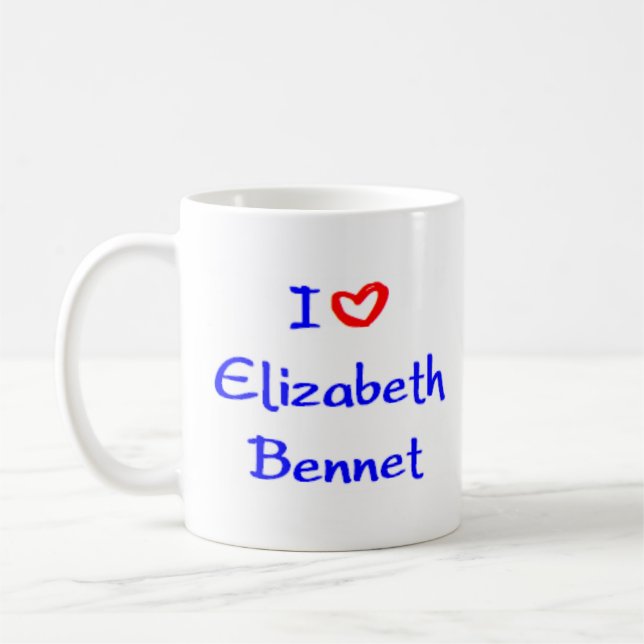 Caneca De Café elizabeth bennet (Esquerda)