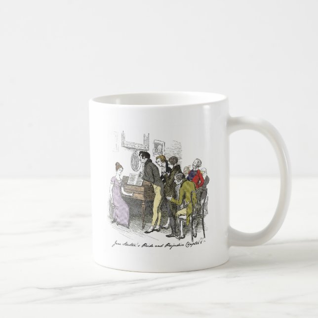 Caneca De Café Elizabeth Executa - Jane Austen Orgulho e Preconce (Direita)