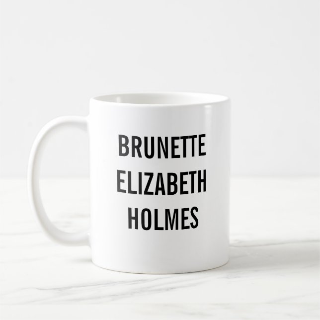 Caneca De Café Elizabeth Holmes Morena (Esquerda)